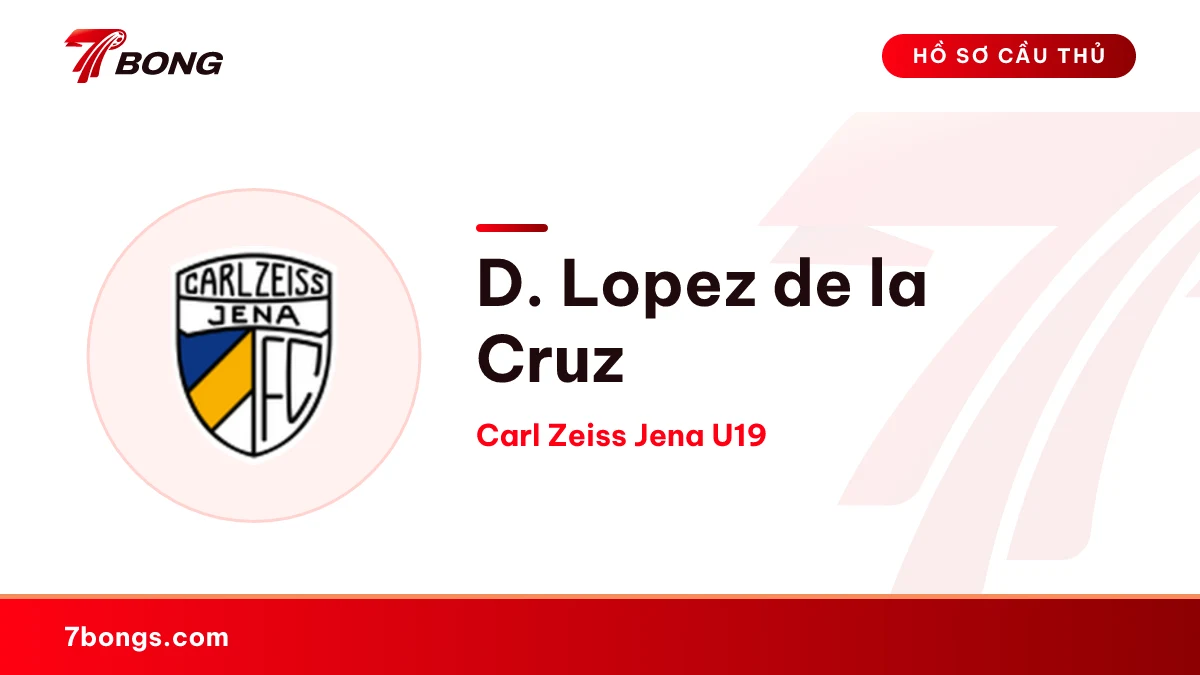 D. Lopez de la Cruz — Carl Zeiss Jena U19