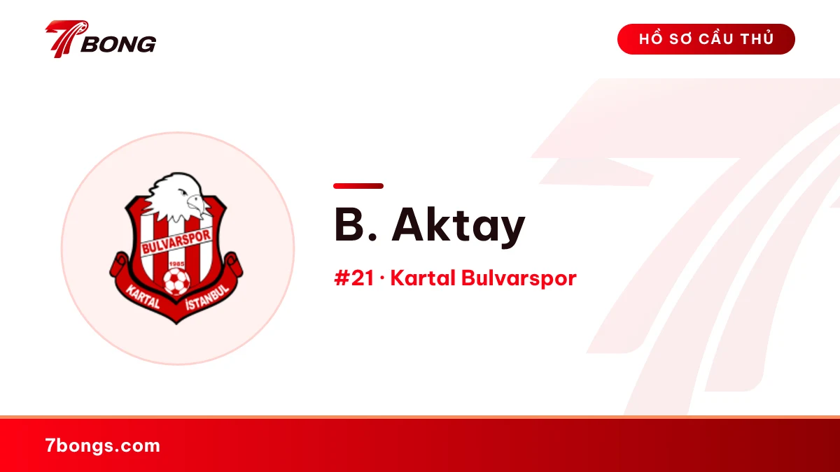 B. Aktay — Kartal Bulvarspor