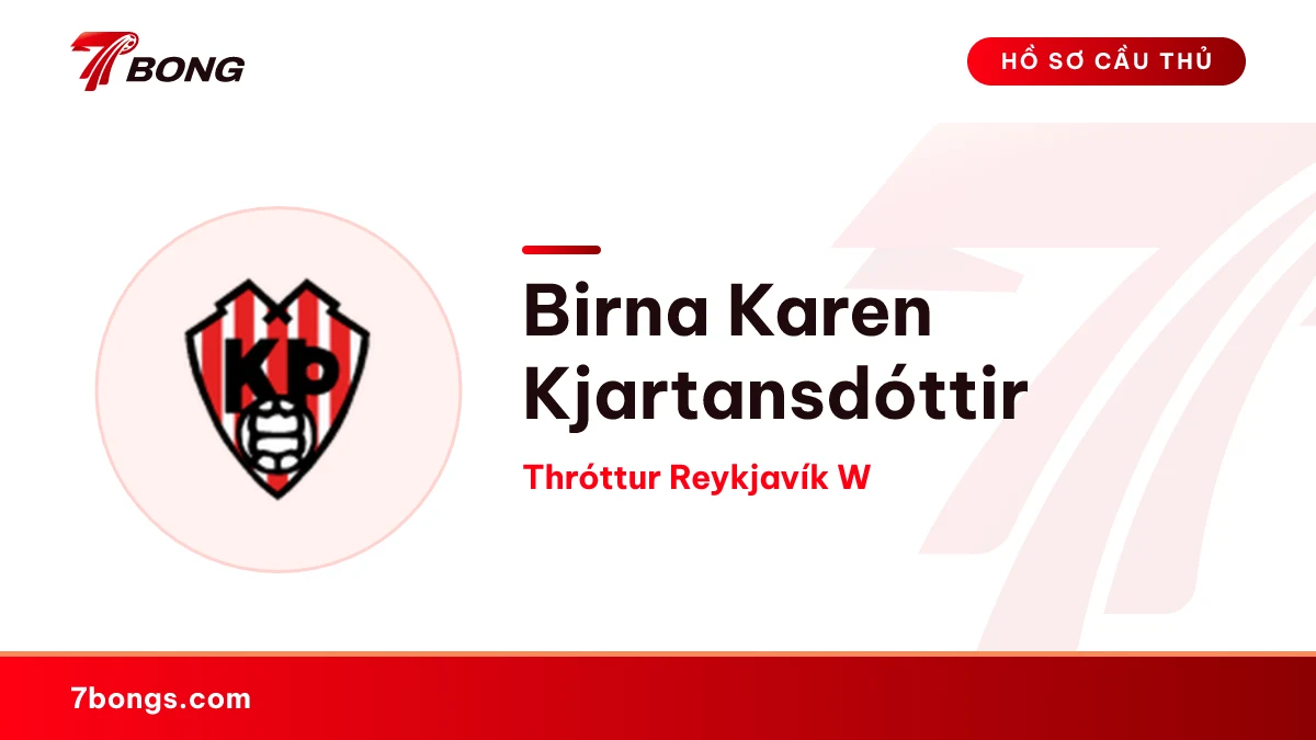Birna Karen Kjartansdóttir — Thróttur Reykjavík W