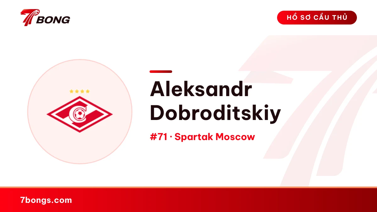 Aleksandr Dobroditskiy — Spartak Moscow