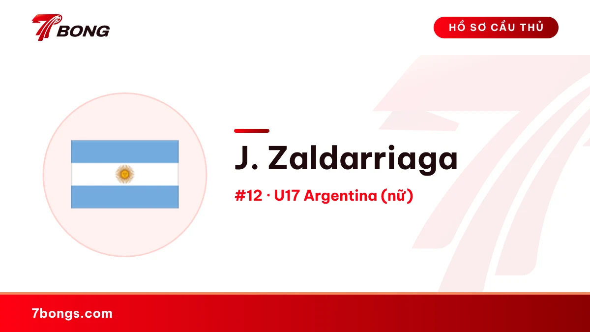 J. Zaldarriaga — U17 Argentina (nữ)