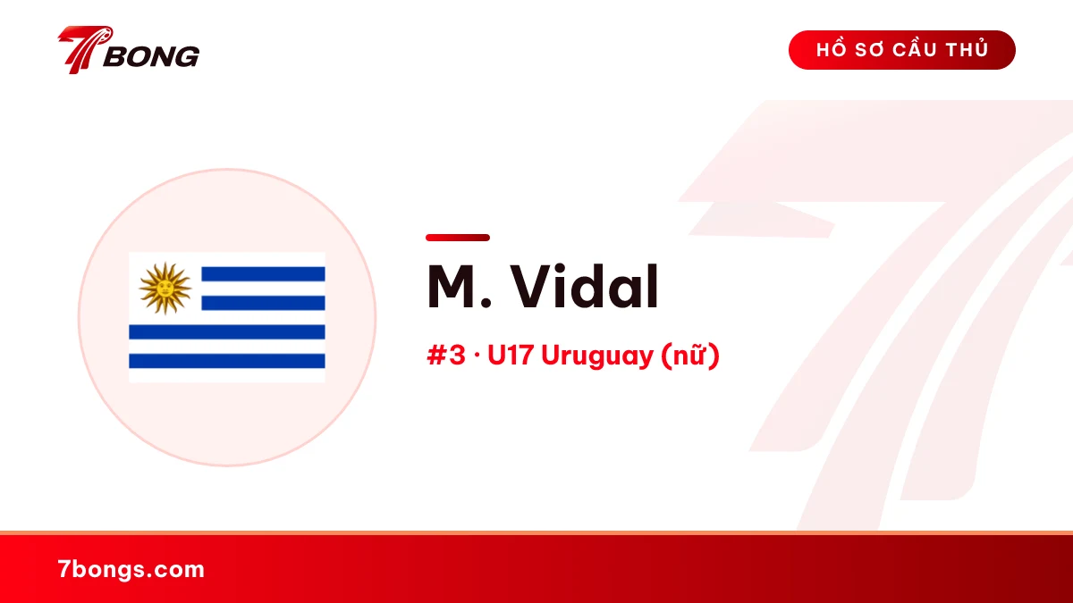 M. Vidal — U17 Uruguay (nữ)