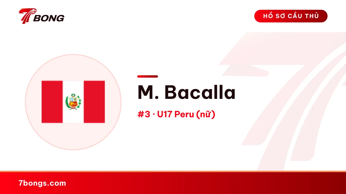 M. Bacalla — U17 Peru (nữ)