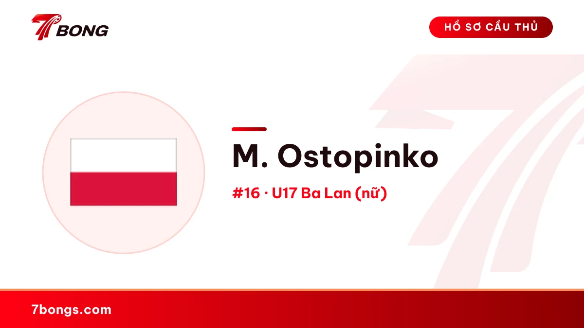 M. Ostopinko — U17 Ba Lan (nữ)