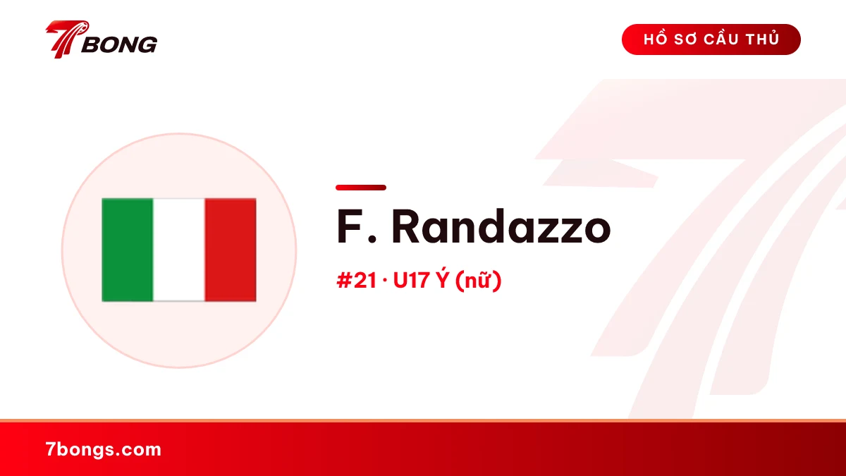 F. Randazzo — U17 Ý (nữ)