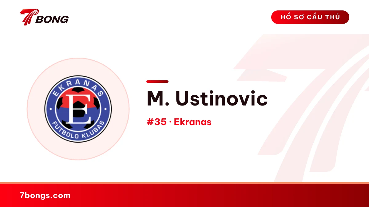 M. Ustinovic — Ekranas