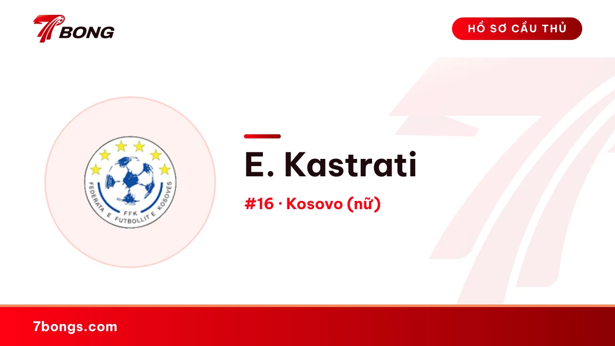 E. Kastrati — Kosovo (nữ)