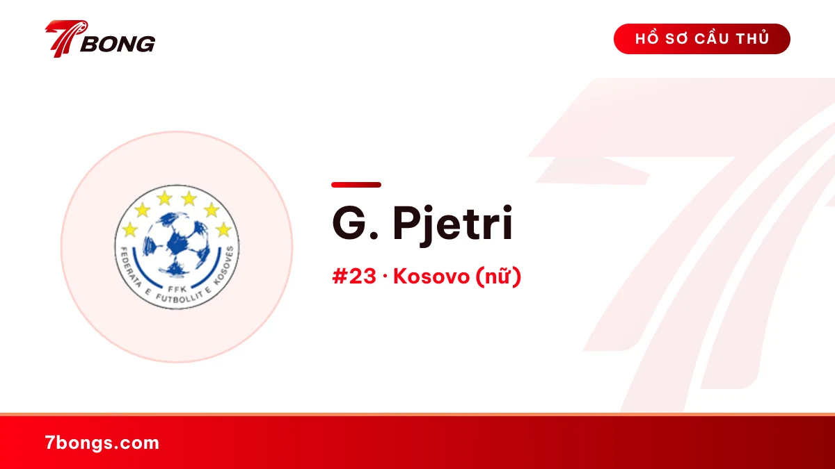 G. Pjetri — Kosovo (nữ)