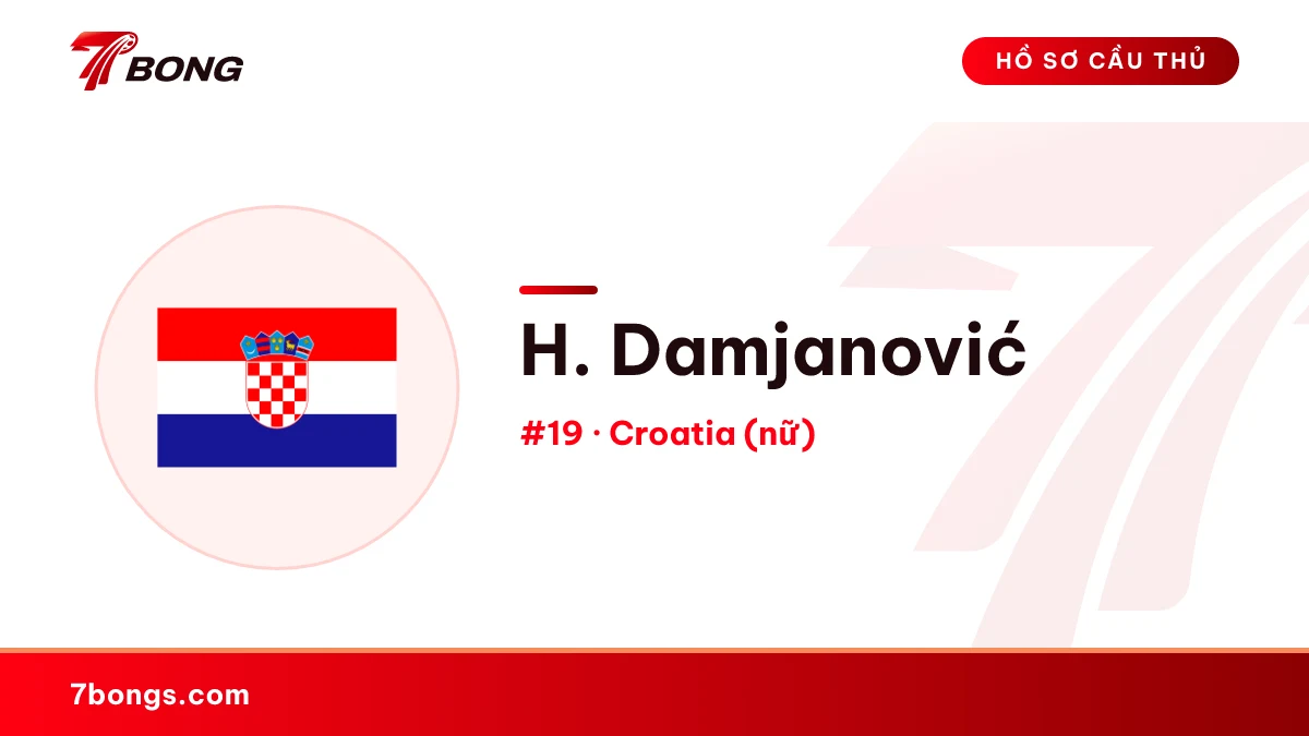 H. Damjanović — Croatia (nữ)