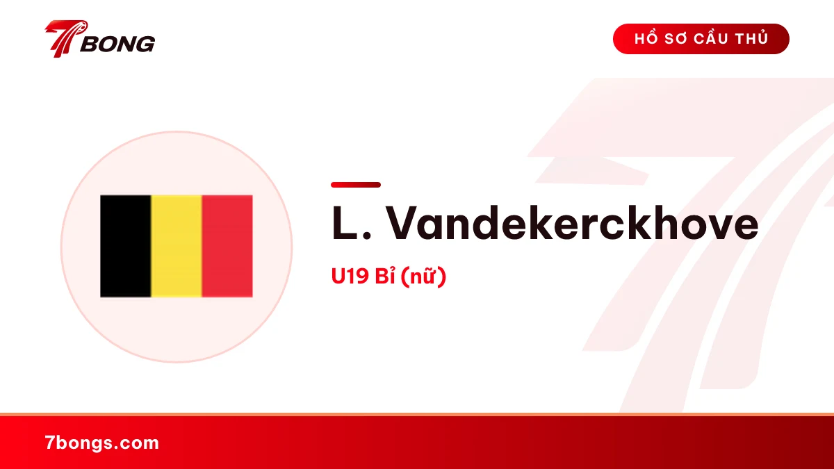 L. Vandekerckhove — U19 Bỉ (nữ)