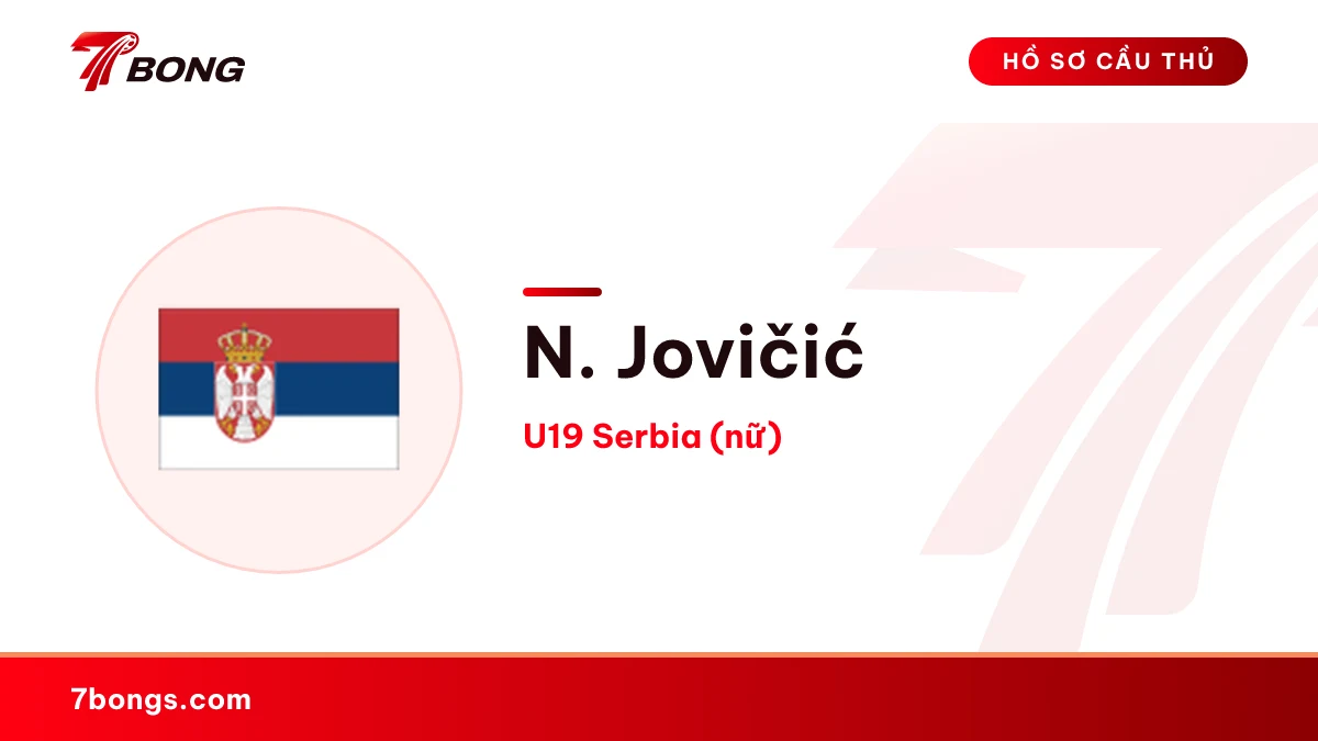 N. Jovičić — U19 Serbia (nữ)