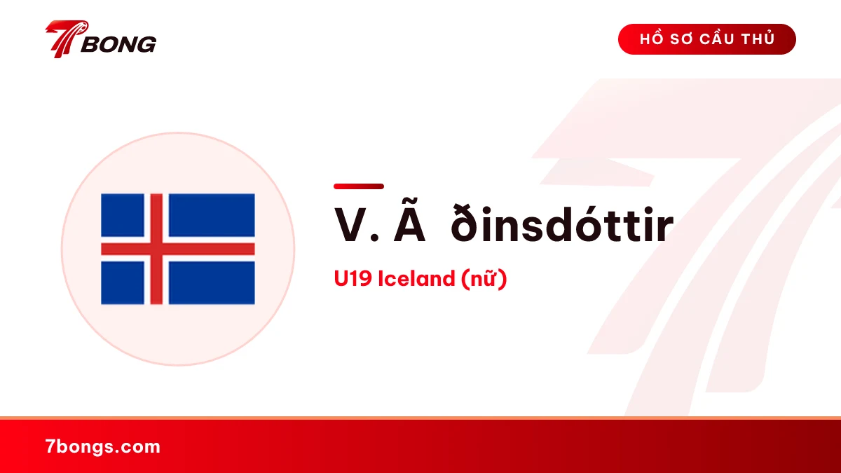 V. Ãðinsdóttir — U19 Iceland (nữ)