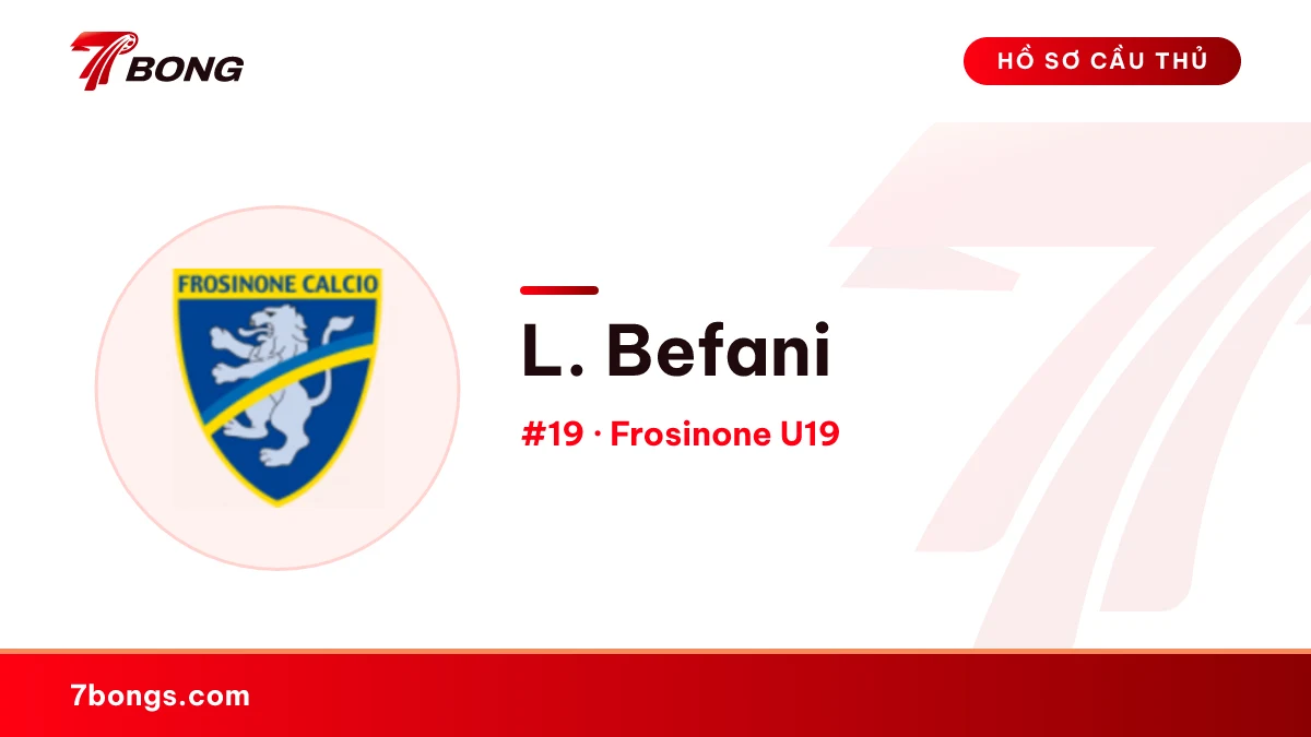 L. Befani — Frosinone U19
