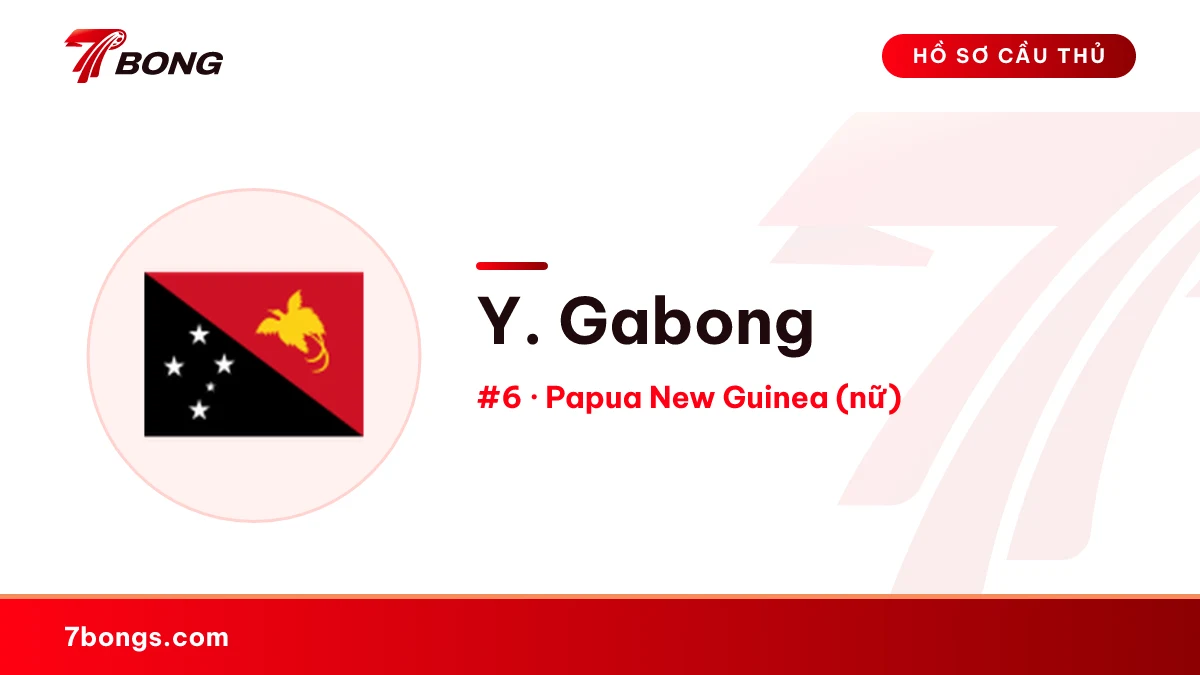 Y. Gabong — Papua New Guinea (nữ)