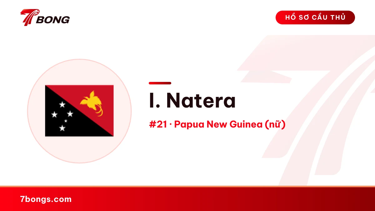 I. Natera — Papua New Guinea (nữ)