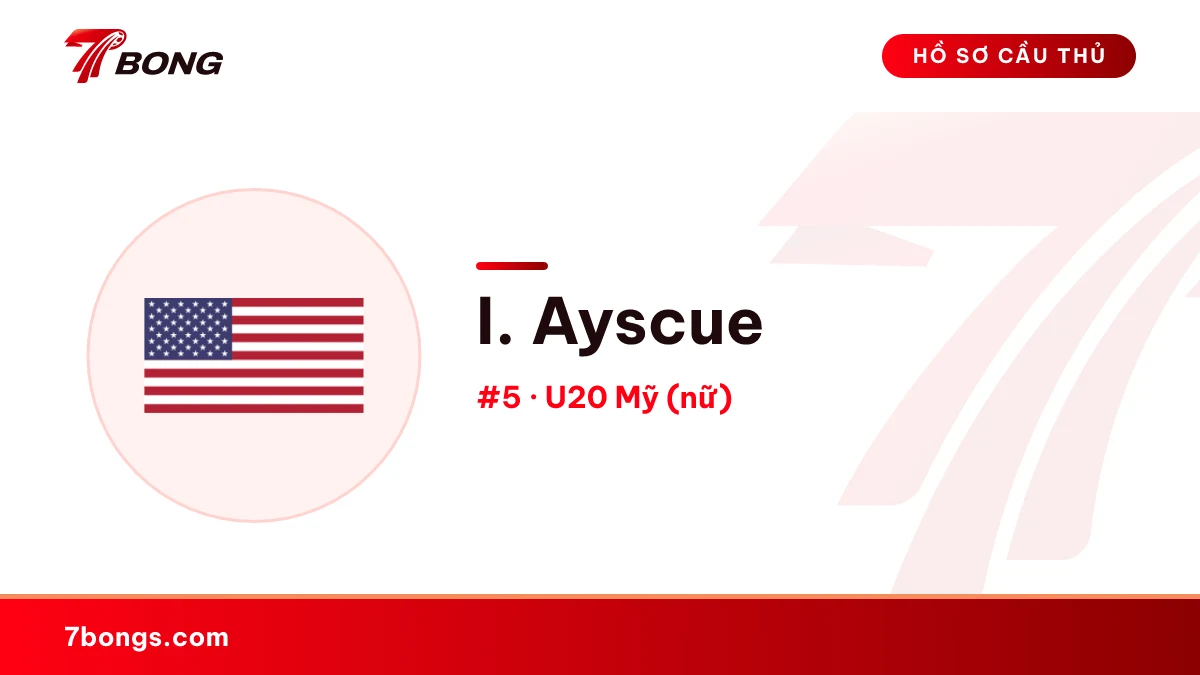 I. Ayscue — U20 Mỹ (nữ)