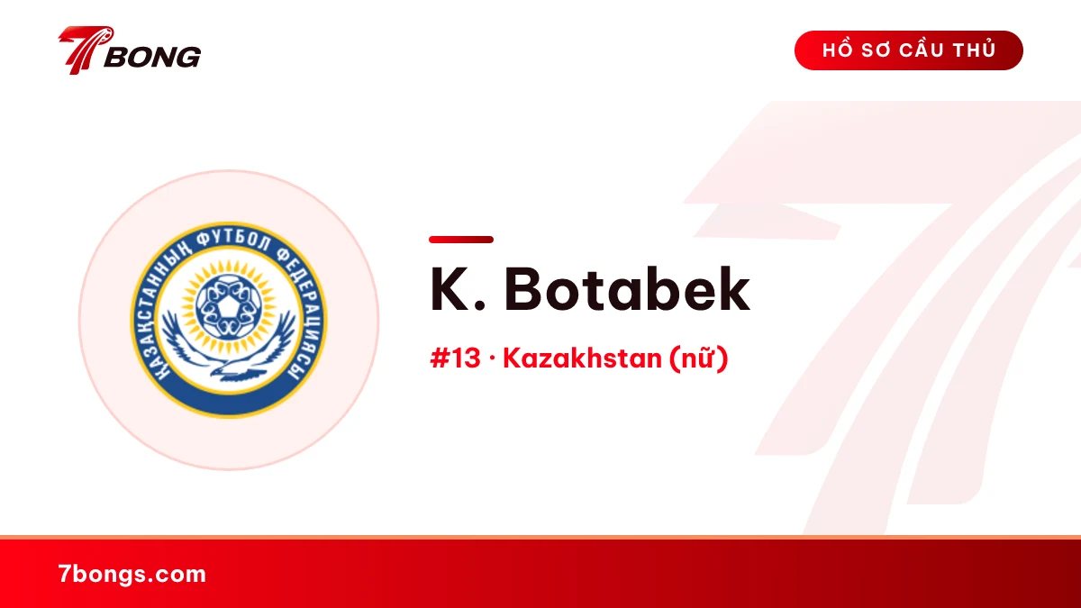 K. Botabek — Kazakhstan (nữ)