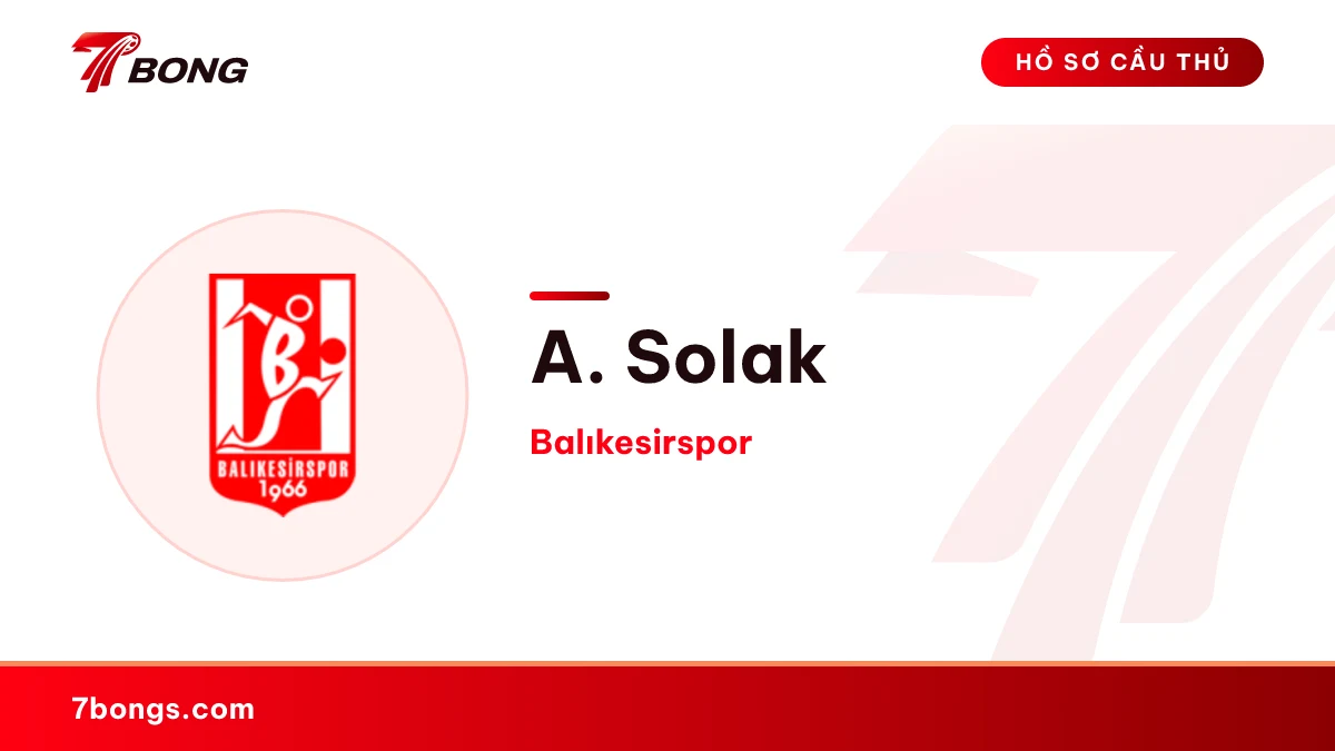 A. Solak — Balıkesirspor