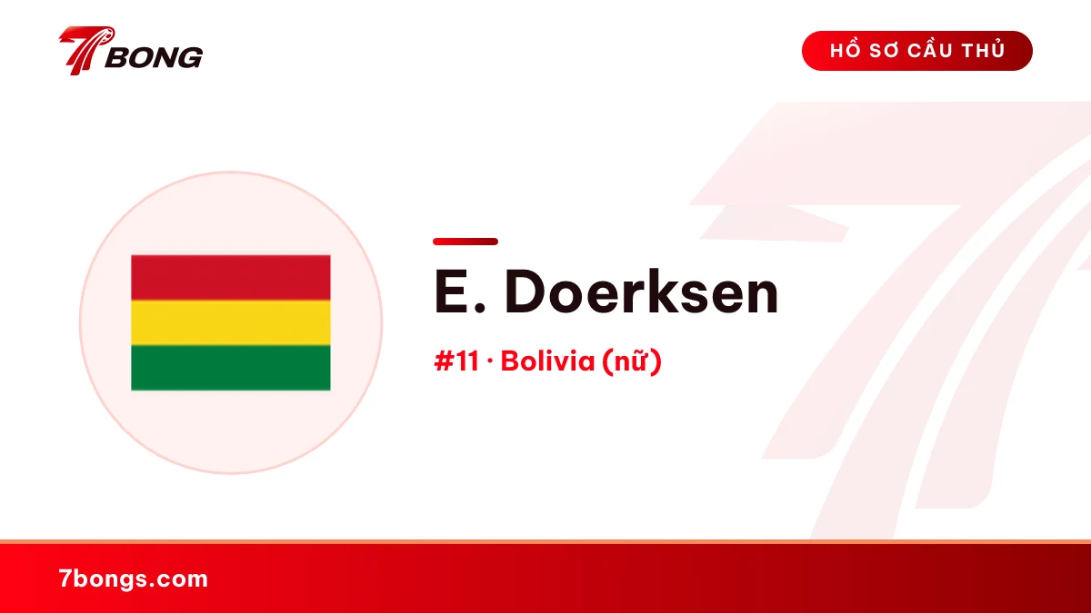 E. Doerksen — Bolivia (nữ)