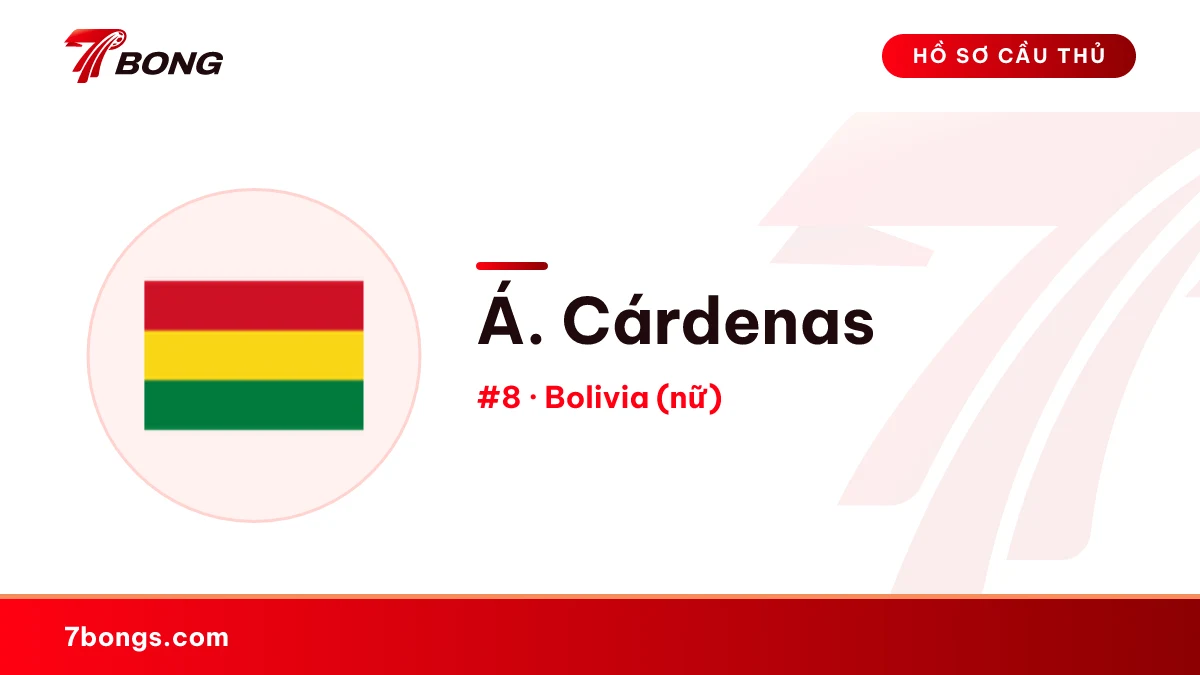 Á. Cárdenas — Bolivia (nữ)