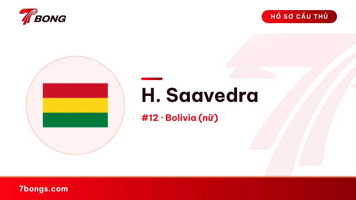 H. Saavedra — Bolivia (nữ)