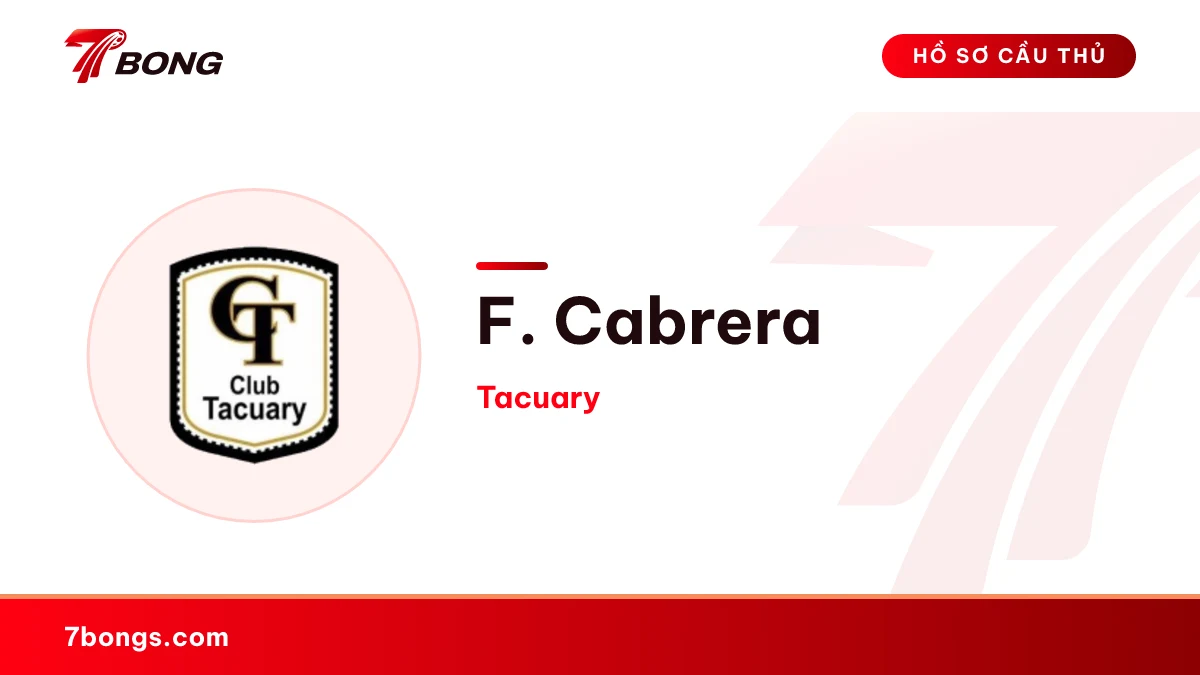 F. Cabrera — Tacuary