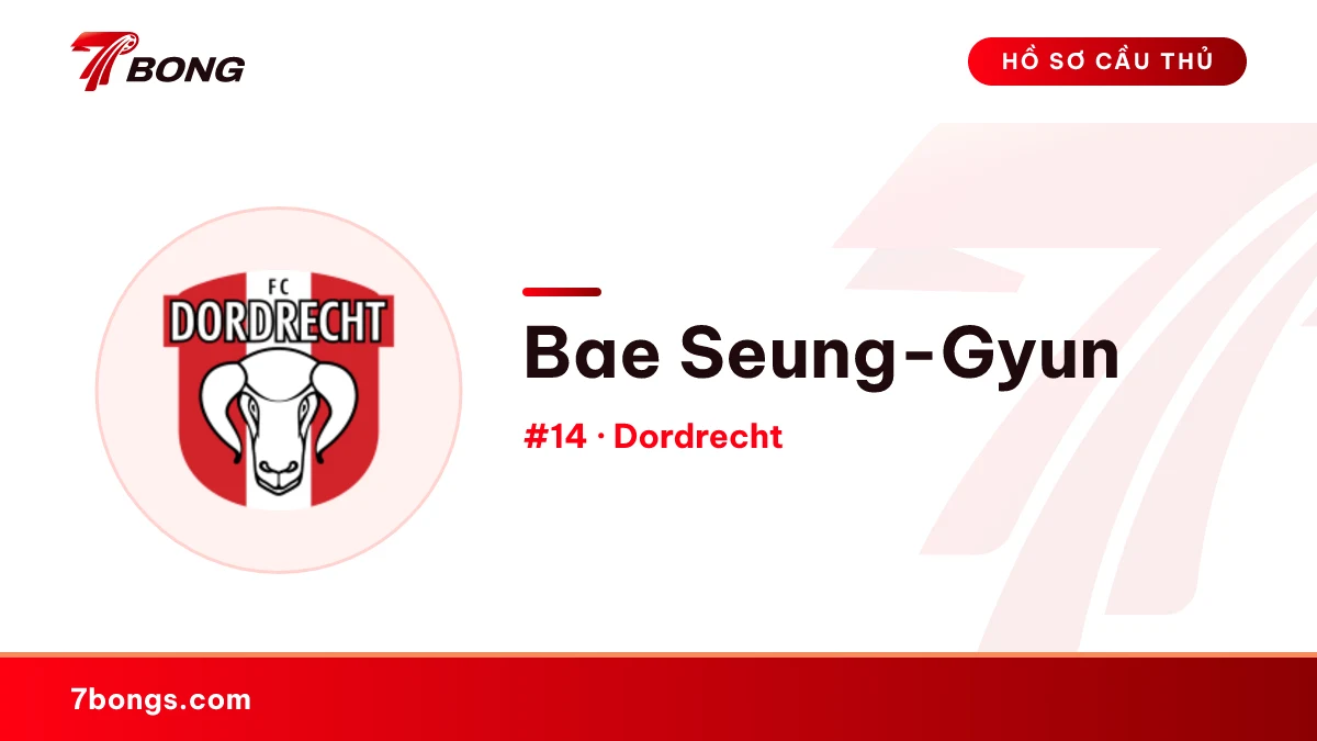 Bae Seung-Gyun — Dordrecht