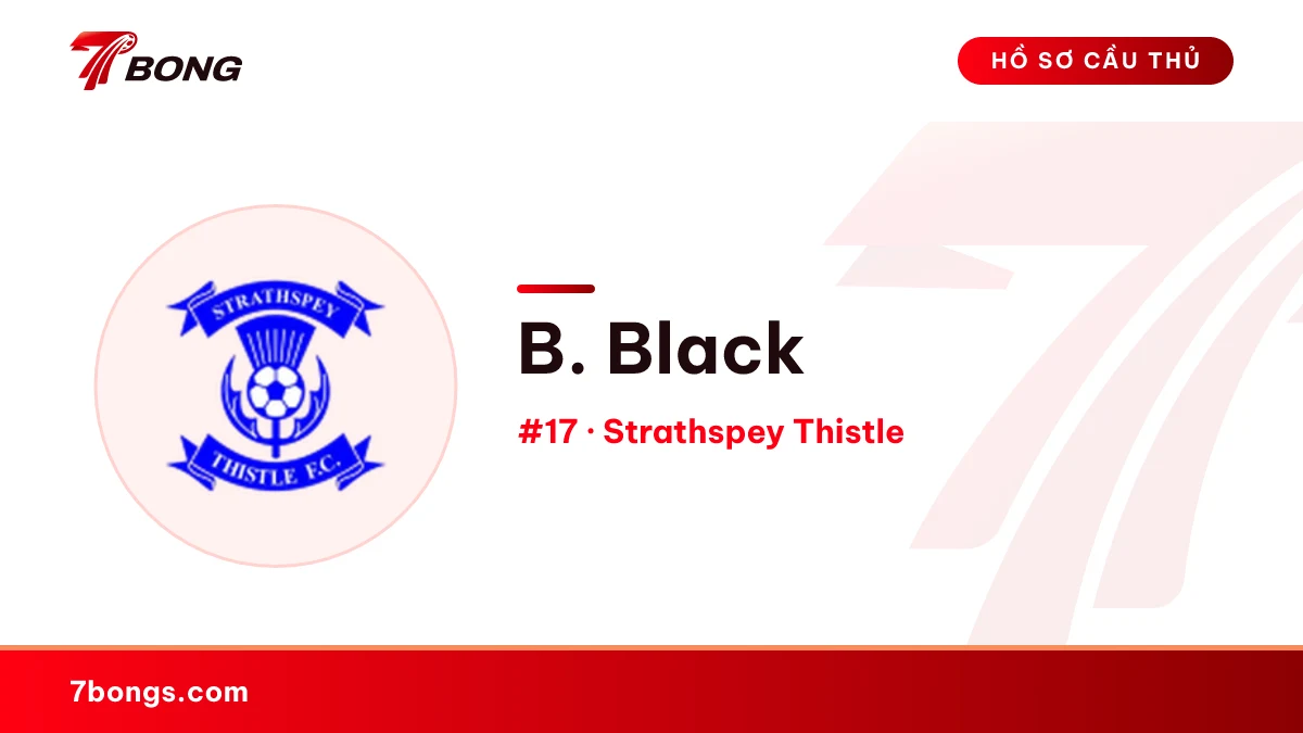 B. Black — Strathspey Thistle
