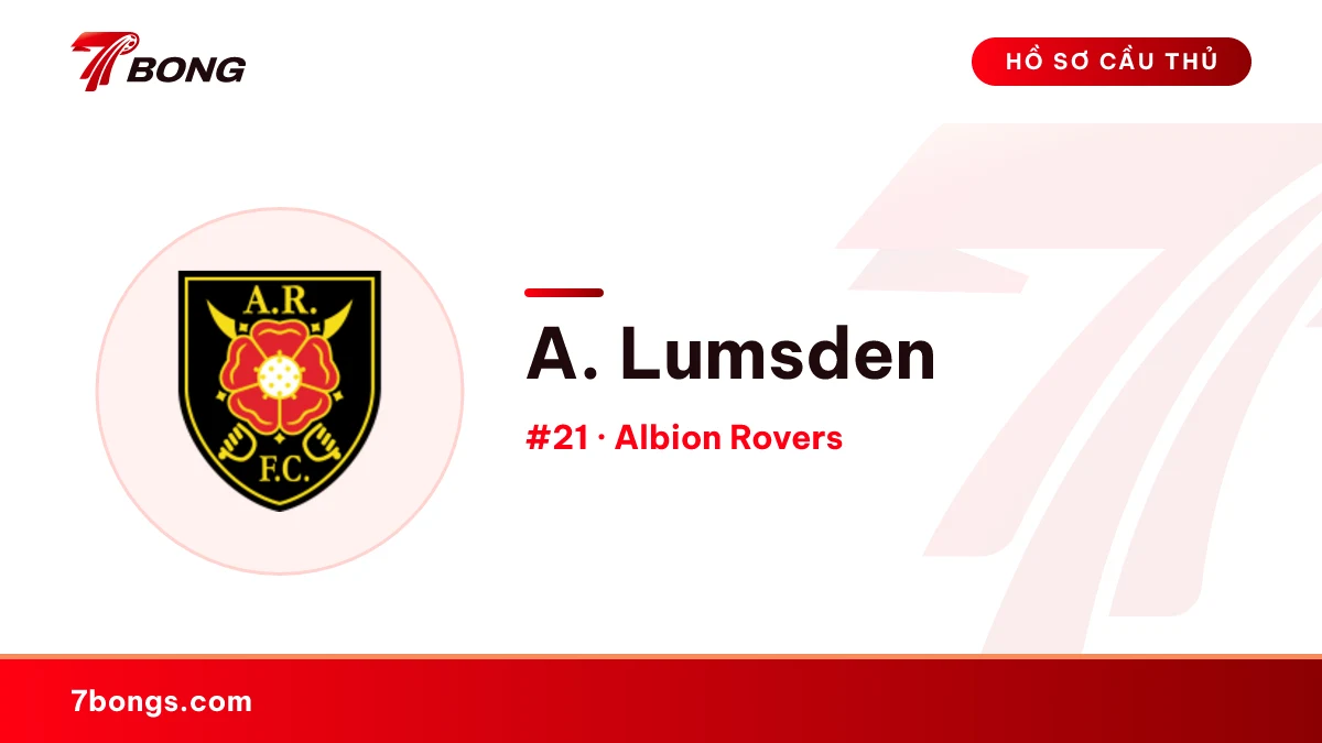 A. Lumsden — Albion Rovers