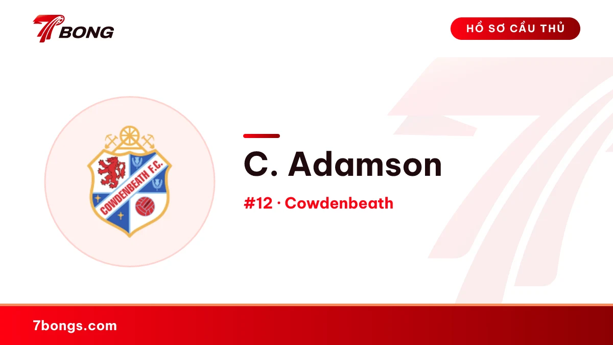 C. Adamson — Cowdenbeath