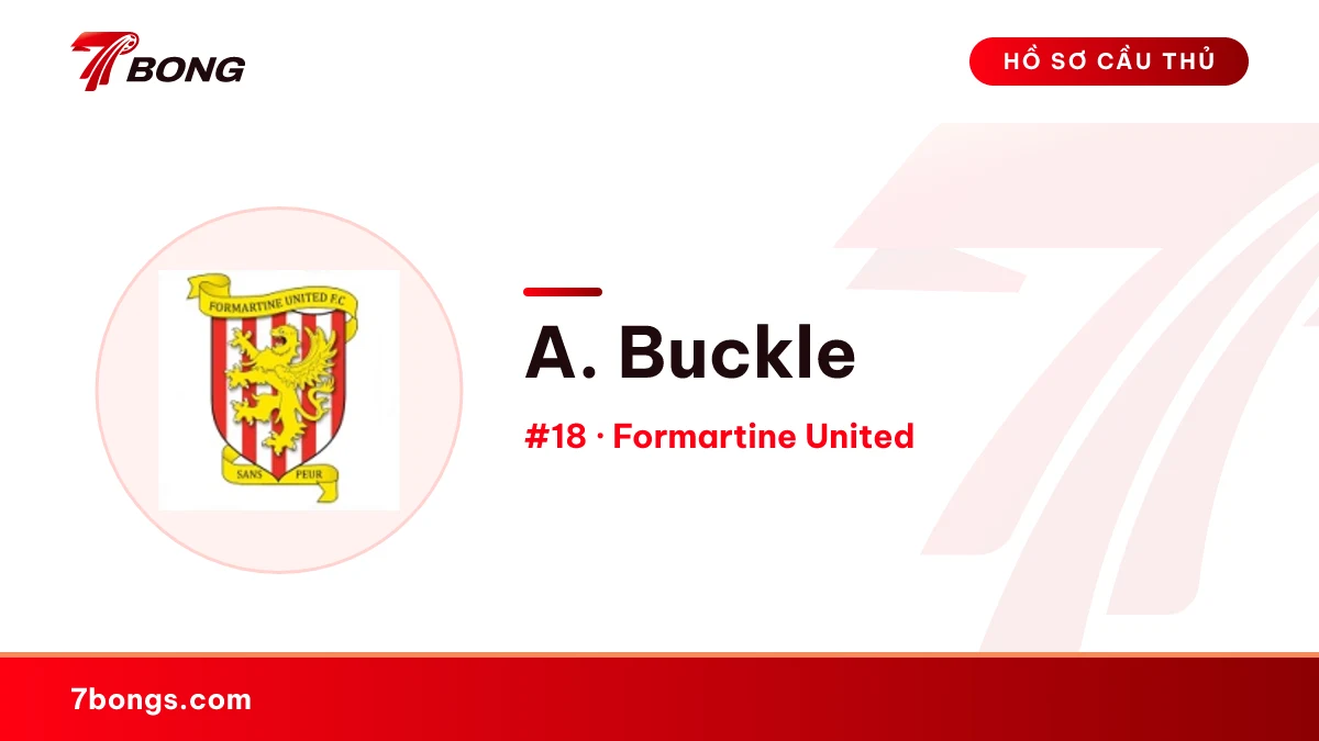 A. Buckle — Formartine United