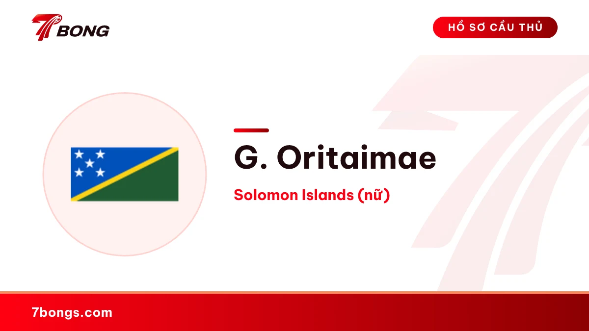 G. Oritaimae — Solomon Islands (nữ)