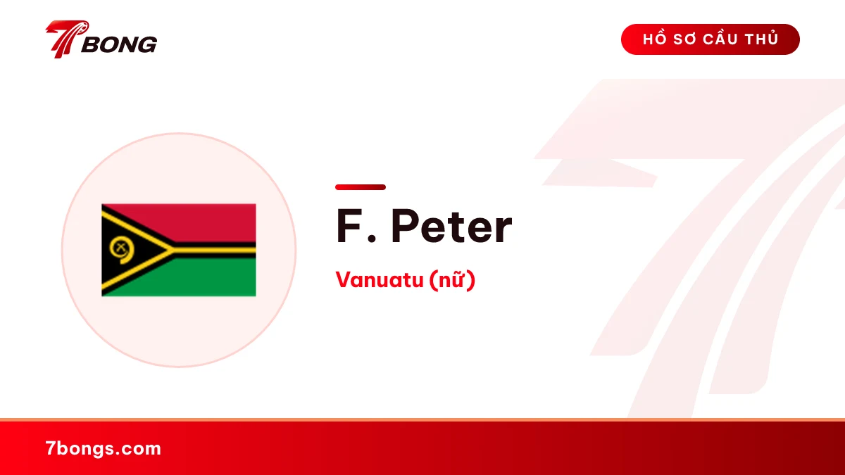 F. Peter — Vanuatu (nữ)