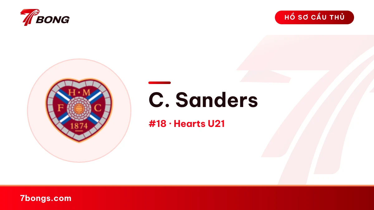 C. Sanders — Hearts U21
