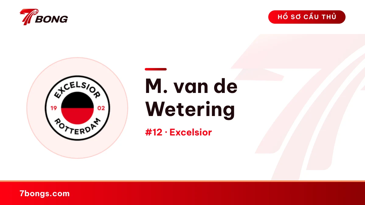 M. van de Wetering — Excelsior