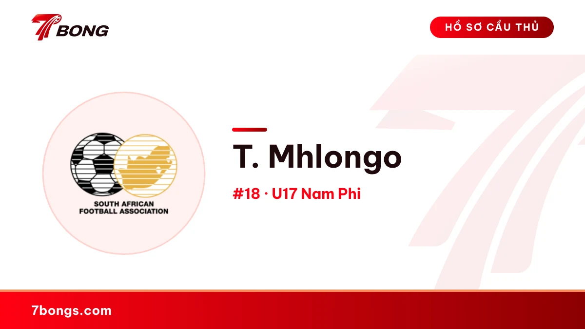 T. Mhlongo — U17 Nam Phi
