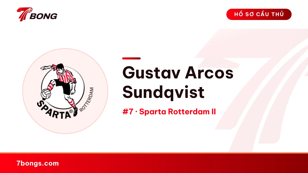 Gustav Arcos Sundqvist — Sparta Rotterdam II