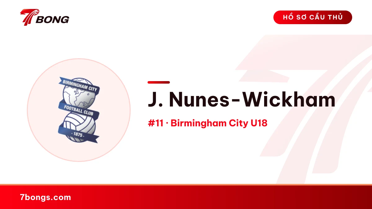 J. Nunes-Wickham — Birmingham City U18