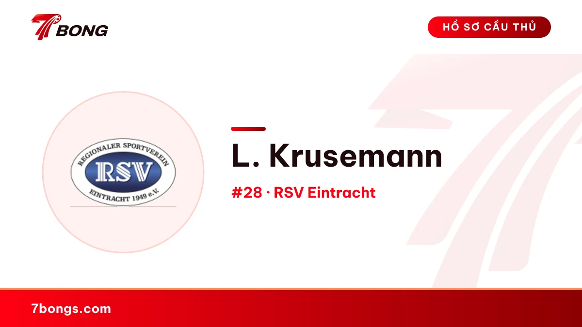 L. Krusemann — RSV Eintracht