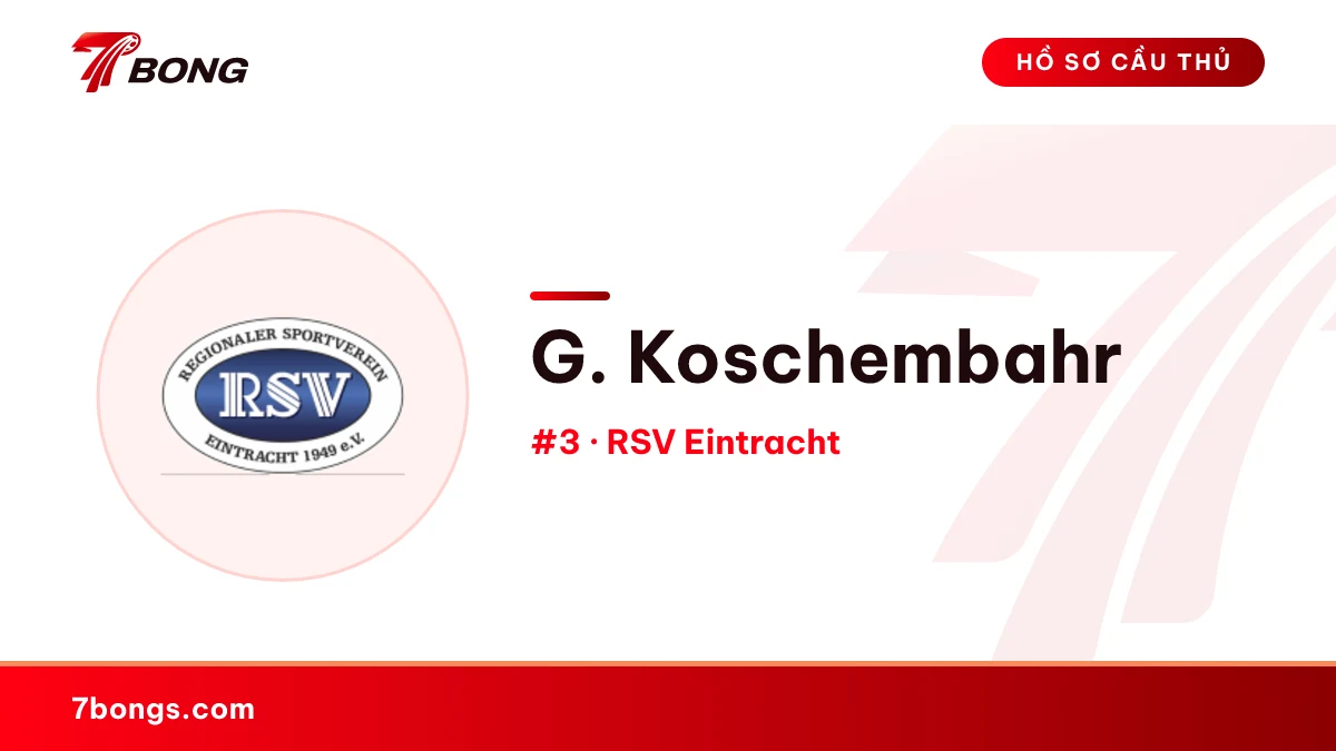 G. Koschembahr — RSV Eintracht