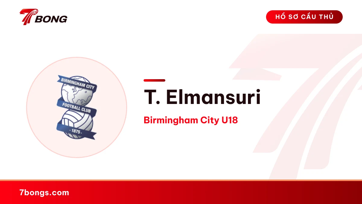 T. Elmansuri — Birmingham City U18