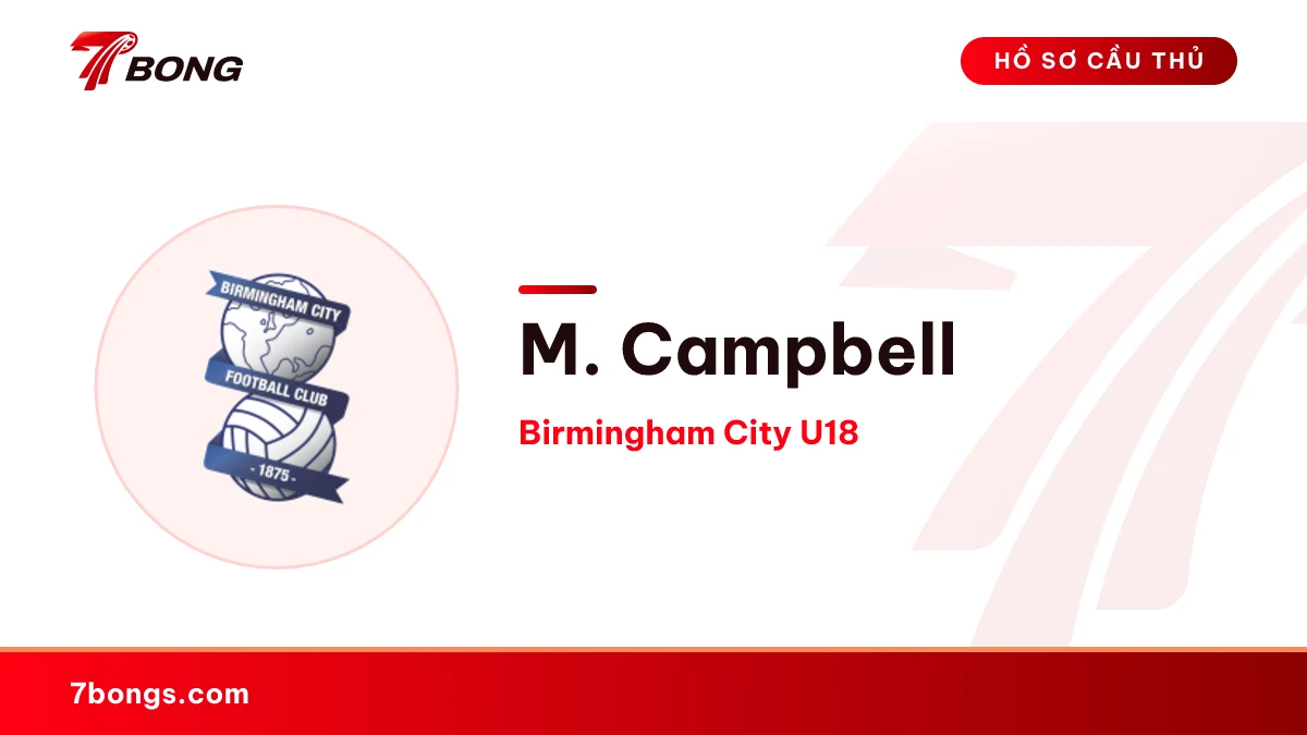 M. Campbell — Birmingham City U18