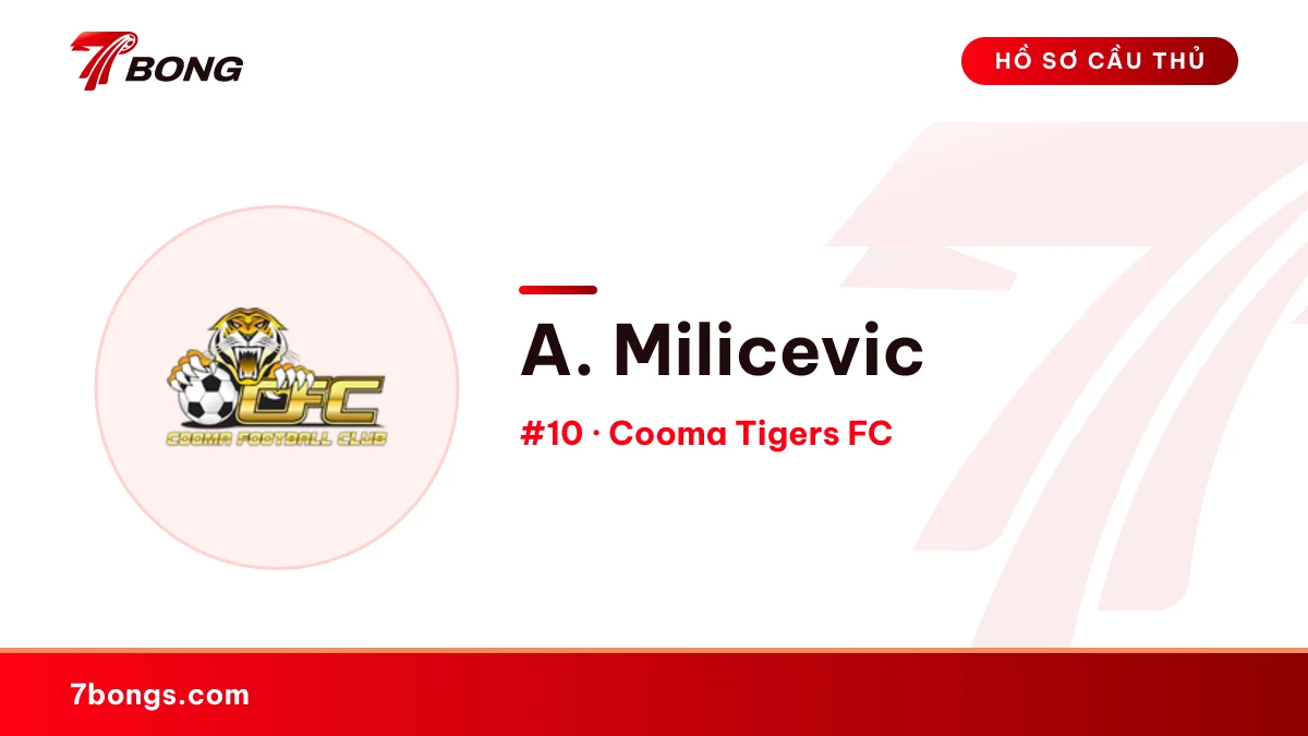 A. Milicevic — Cooma Tigers FC