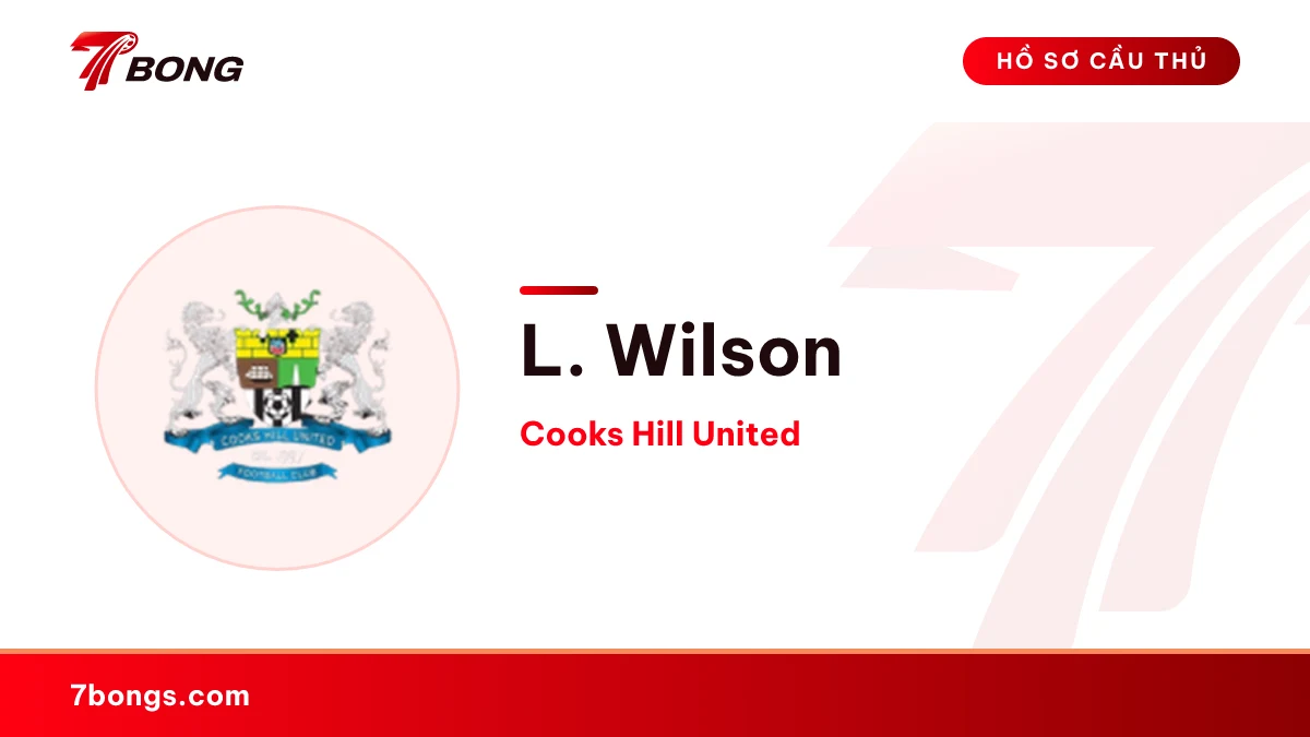 L. Wilson — Cooks Hill United