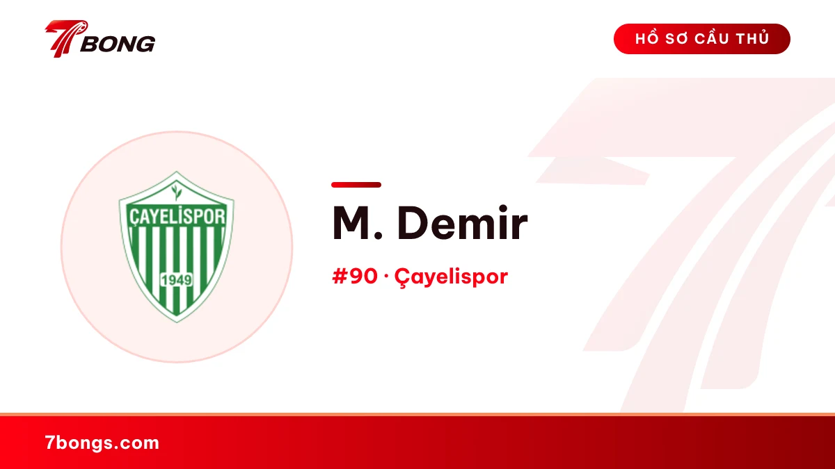 M. Demir — Çayelispor