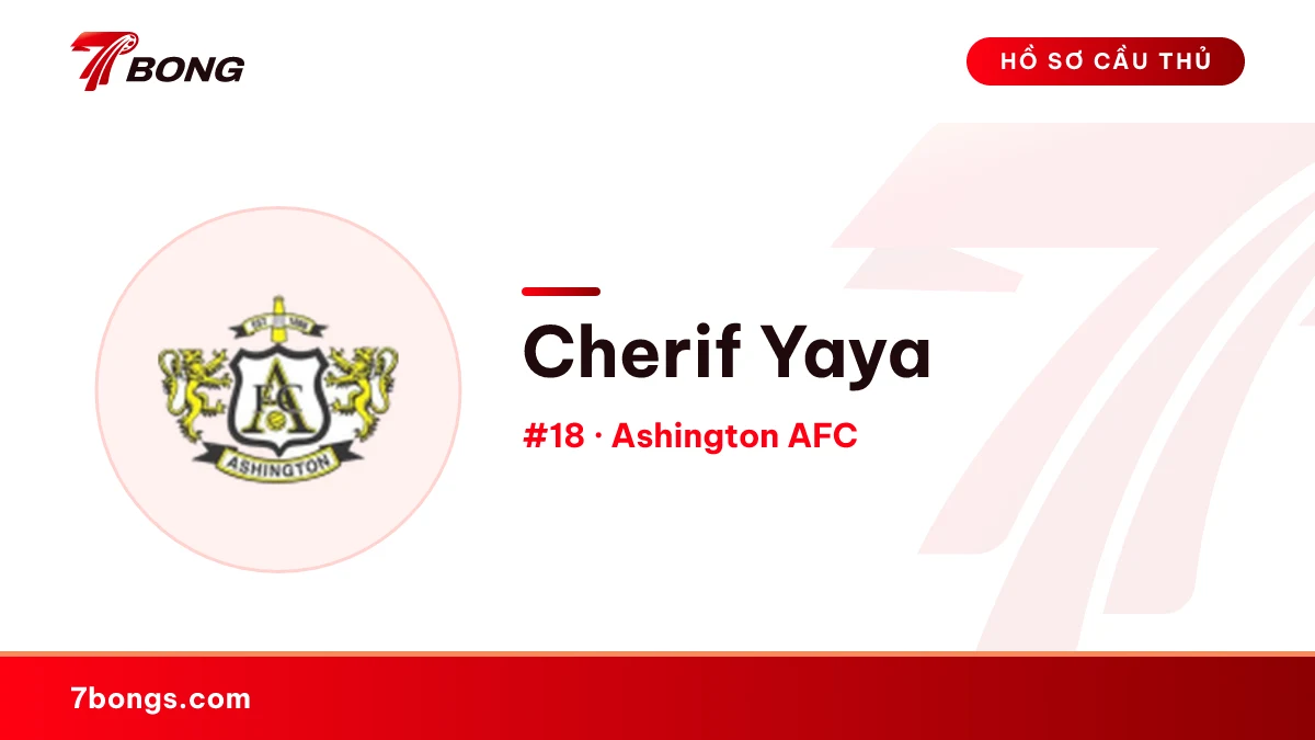 Cherif Yaya — Ashington AFC