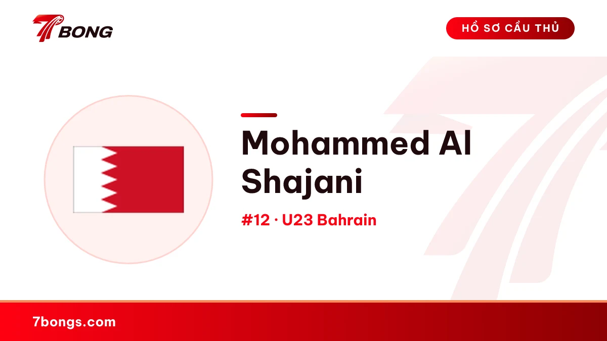 Mohammed Al Shajani — U23 Bahrain