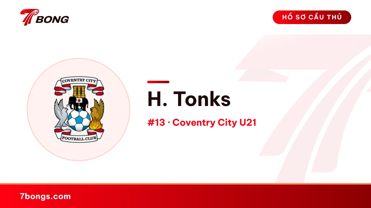 H. Tonks — Coventry City U21