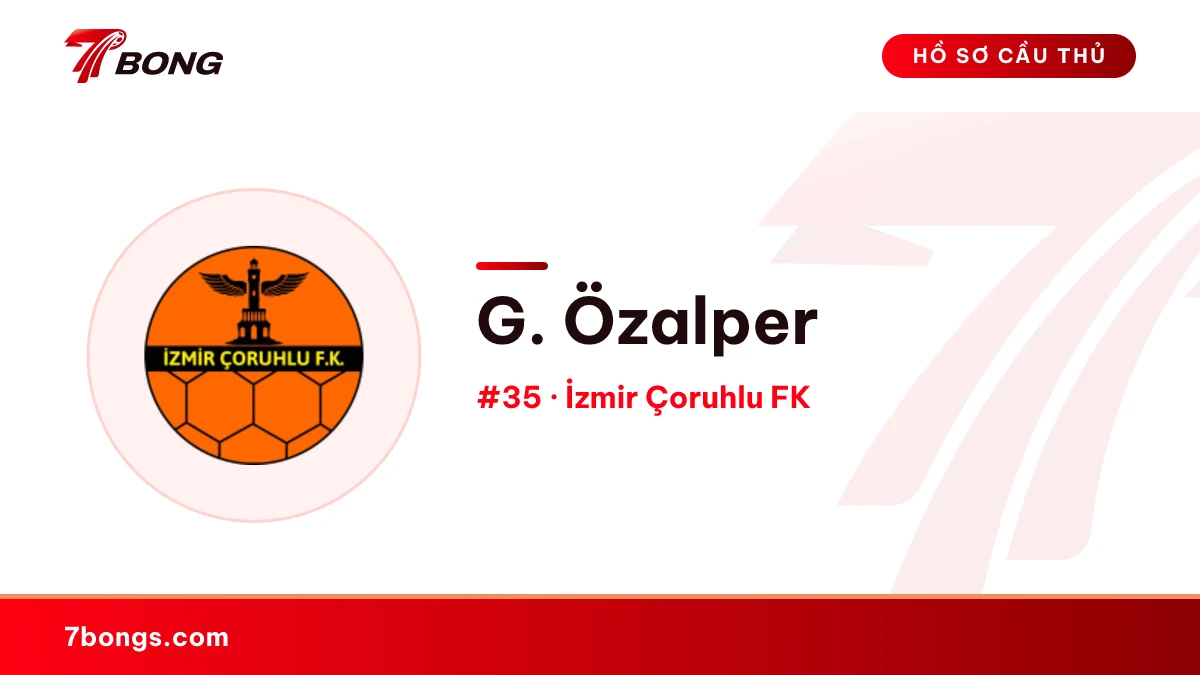 G. Özalper — İzmir Çoruhlu FK