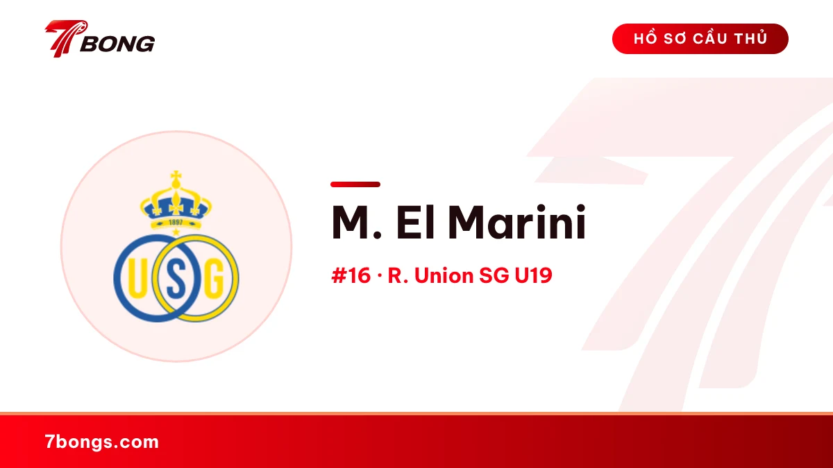 M. El Marini — R. Union SG U19